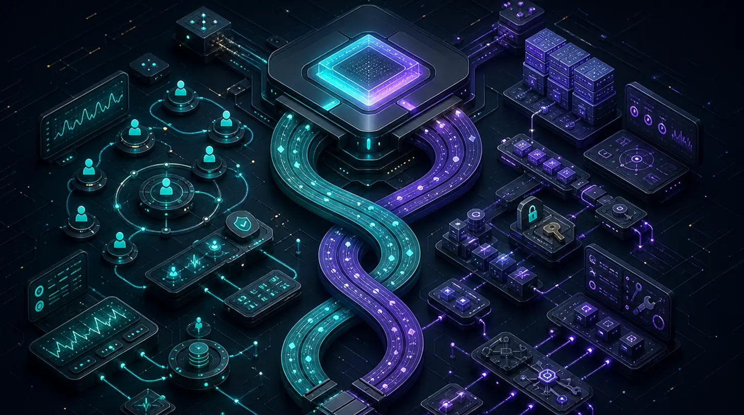 Production-grade structure: cleaner architecture, safer releases, clearer data flows, stronger permissions, useful observability, documented support paths, and a hardening backlog